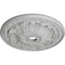 Ekena Millwork Flagstone Ceiling Medallion (Fits Canopies up to 3 7/8"), 30"OD x 3 7/8"ID x 3 1/4"P, Frost CM30FLFRF - alternate 2